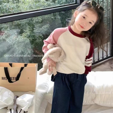 批发童装儿童针织马甲秋季新款男女童坎肩中小童毛衣背心宝<b class='q'>宝马</b>夹外穿