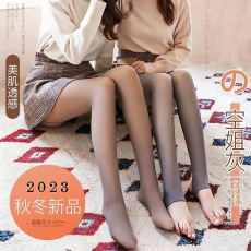 批发假透肉空姐灰一体透肤裤薄款春秋光腿连裤<b class='q'>袜</b>冬季打底裤女外穿