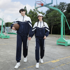 批发<b class='q'>实拍</b>2025情侣秋冬装学生班服校服运动会三件套演出服