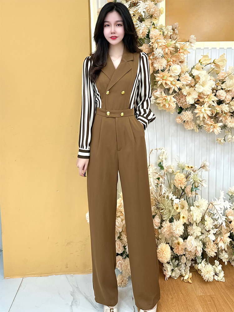 连体裤套装女装连体裤秋季时尚休...