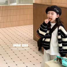 批发童装儿童针织马甲秋季新款男女童坎肩中小童毛衣背心宝<b class='q'>宝马</b>夹外穿