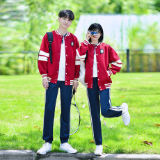 批发大量有货 实拍情侣装秋<b class='q'>冬</b>装卫衣外套学生班服校服运动会三件套装