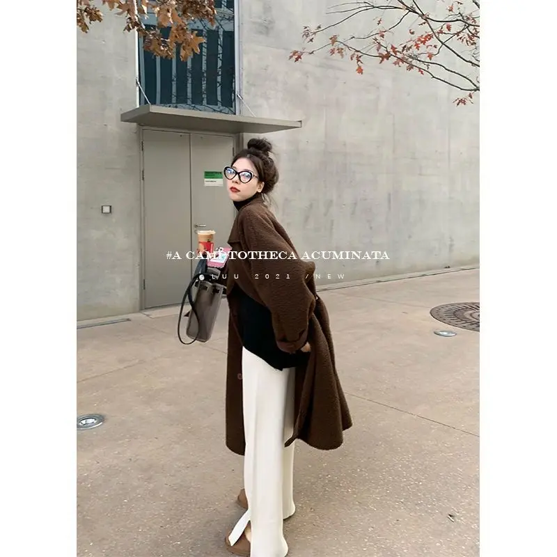 양털 코트 미디 아우터 상세 이미지 5