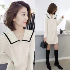 批发温柔风高级<b class='q'>连衣裙</b>显瘦直筒针织毛衣裙<b class='q'>欧洲站</b>秋季女装2025新款欧货