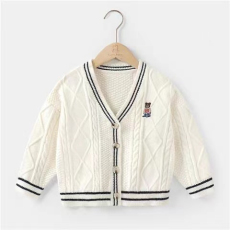 批发童装儿童针织马甲秋季新款男女童坎肩中小童毛衣背心宝<b class='q'>宝马</b>夹外穿