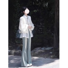 批发实价有货马甲<b class='q'>衬衫</b><b class='q'>牛仔</b>裤套装女春季小个子穿搭一整套高级感三件套