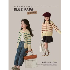 批发儿童毛衣2025<b class='q'>春</b>秋新款男女童字母绣花连帽针织宝宝毛线拉链洋气潮