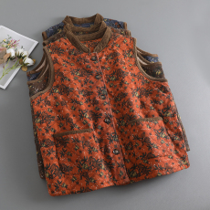 批发  2023秋冬新款妈妈棉马甲