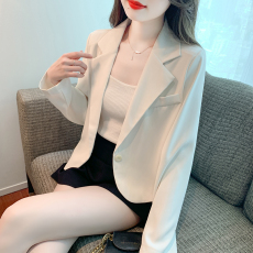 批发2026早春装<b class='q'>大码</b>女装小<b class='q'>西装</b>短款外套小个子设计感西服上衣