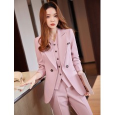 批发西装外套女高级感秋<b class='q'>冬</b>新款气质马甲三件套正装女神范职业西服套装