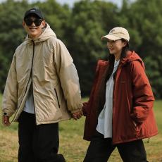 冲锋衣情侣棉服2023冬季新款户外登山服工装夹克男女棉衣外套潮