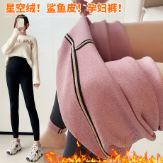 批发实拍2025秋冬新款时尚加绒鲨鱼裤百搭提臀收腹裤保暖可外穿打底裤