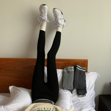 批发实拍实价高腰打底裤女秋冬加绒保暖裤外穿弹力修身显瘦小脚紧身裤