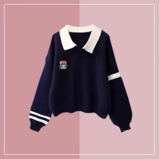 批发<b class='q'>女童</b>polo领<b class='q'>卫衣</b>运动套装春秋季2026新款大童女孩洋气时髦春装衣服