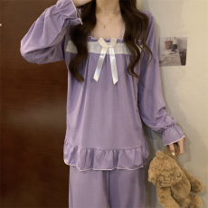批发实拍实价 新款公主风家居服套装两件套女款