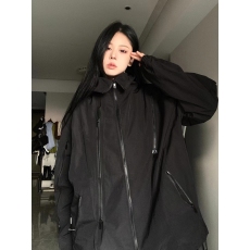 批发原版面料连帽美式外套女春<b class='q'>秋</b>季潮牌机能冲锋衣夹克