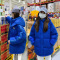 实拍羽绒棉服女ins潮2023韩版新款学生棉衣潮牌二杠加厚棉袄外套轮播图3
