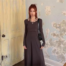 批发法式法式<b class='q'>连衣</b>裙女秋季2026年新款裙子长袖显瘦气质高端精致<b class='q'>长裙</b>