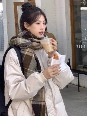 三岛Sandao设计感小众羽绒服女短款冬季2023新款加厚外套