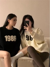 官图 华棉复合薄款310克/加绒410克 秋冬装卫衣女印花宽松大码