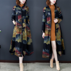 批发2025秋季中老年风衣外套