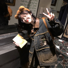 批发出街vintage童趣刺绣磨毛<b class='q'>牛仔</b><b class='q'>外套</b>女学生水洗做旧宽松夹克上衣潮