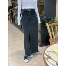 批发出货 很难不爱高腰<b class='q'>牛仔</b> 包臀半身裙