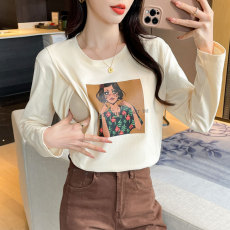 批发实拍 春夏新款产后辣妈宽松显瘦哺乳T恤喂奶打底上衣月子服