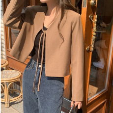 批发现-百搭小众<b class='q'>时尚</b>细带西装