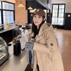 oversize面包服羽绒棉服女冬季外套中长款韩版厚棉袄2023年新款潮