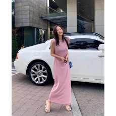 批发韩国<b class='q'>东大门</b>2025夏季新款高级感无袖<b class='q'>连衣裙</b>女