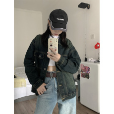 批发实拍<b class='q'>牛仔</b>外套女2025秋冬新款小众设计感宽松BF风中长款上衣ins潮