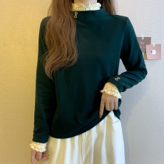 批发实拍<b class='q'>冬</b>装新款胖MM显瘦长袖上衣加厚双面磨毛德绒加绒衫大码女装潮