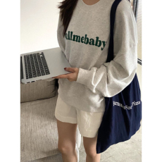 批发<b class='q'>韩国</b>外贸韩版原宿BF加绒加厚套头圆领<b class='q'>卫衣</b>女学生盐系宽松上衣9155