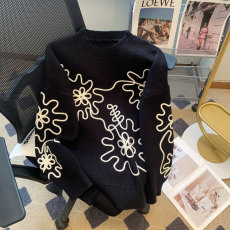 实拍2023新款日系温柔风软奶毛衣外套女韩版宽松洋气外穿针织上衣