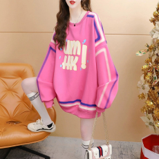 批发首发仿华棉复合牛奶丝春秋薄款卫衣女<b class='q'>大码</b><b class='q'>女装</b>外套