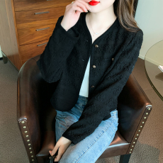 实拍#小香风短外套女2023年秋季新款高级感名媛气质上衣