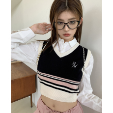 批发实拍2026春装新款设计小众露腰短款衬衫打底内搭街头辣女长袖上衣