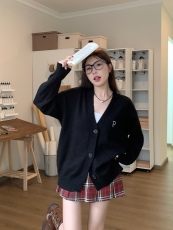 实拍大码胖MM复古慵懒风开衫外套女秋冬季时尚气质显瘦毛衣上衣