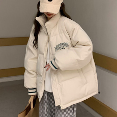 2023年新款冬季加厚棒球棉衣设计感小众轻薄派克羽绒服女短款秋冬