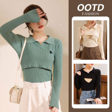 批发实拍秋<b class='q'>冬</b>加厚保暖哺乳毛衣产后辣妈修身显瘦喂奶打底针织上衣