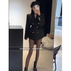 批发<b class='q'>糖果</b>candy2023秋季新款时尚韩版女网红同款双排扣长袖<b class='q'>西装</b>外套潮