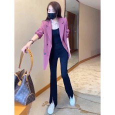 批发西装外套女春<b class='q'>秋</b>季2026年新款高级设计感小众垂感宽松气质西服上衣