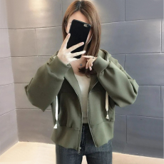 批发官图卫衣开衫女士短<b class='q'>外套</b>2026早春秋季新款棒球服爆款休闲上衣女装