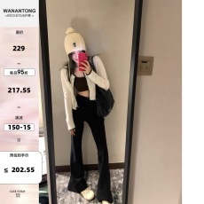 批发WANANTONG【瘦晕! 超好穿超高弹 垂感分割lala裤】