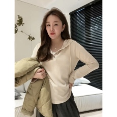 批发实价~已出~胖MM大码秋冬抽绳连帽卫衣套头小排扣宽松显瘦长袖