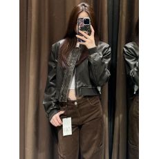 批发美式复古个性pu皮衣短外套女秋季新款美拉德甜酷辣妹百搭夹克上衣