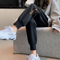 批发<b class='q'>运动裤</b>女宽松束脚裤2026新款春秋款<b class='q'>哈伦</b>裤百搭显瘦透气休闲卫裤女