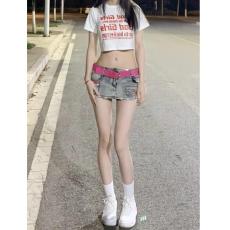 批发高街辣妹低腰超短牛仔裙女<b class='q'>夏</b>季新款做旧水洗弹力修身显瘦包臀裙裤