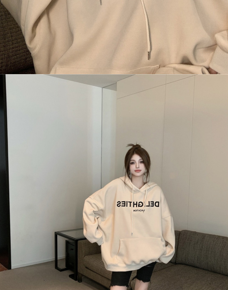 Manteau David à capuche automne et hiver pour femme avec ajout de velours_voghion.com